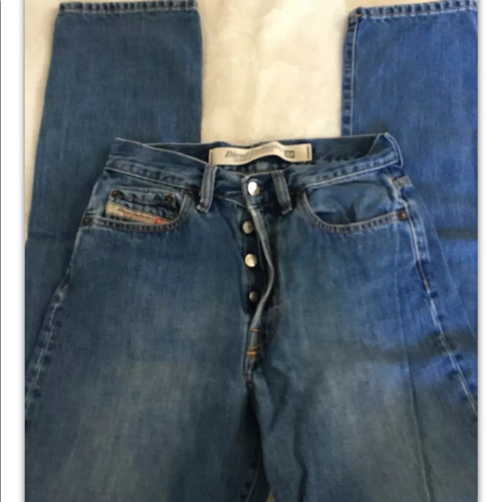 Diesel Jeans High Rise Italy Button Fly - Picture 3 of 6